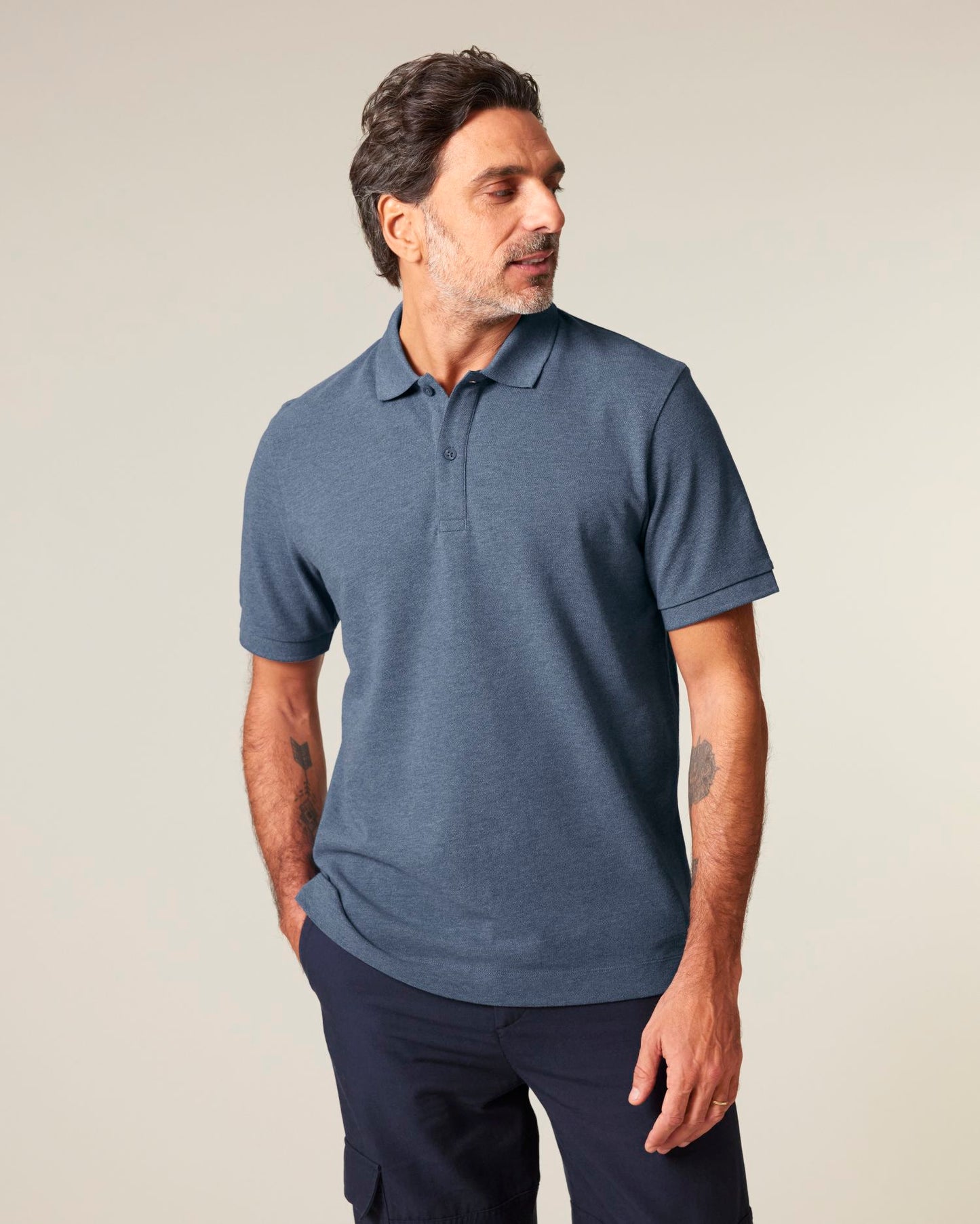 Dark Heather Blue